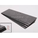 Плетеный карбоновый лист 300x100 (тощина 2мм)