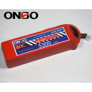 ONBO 5300mAh 6S 60C Lipo Pack