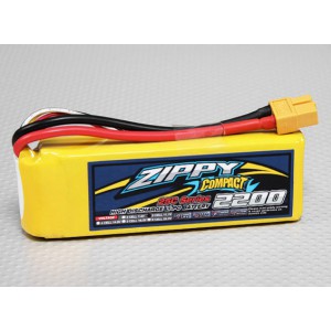 ZIPPY Compact 2200mAh 3S 25C Lipo Pack